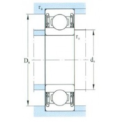 HRB 6320-2RZ Deep groove ball bearings