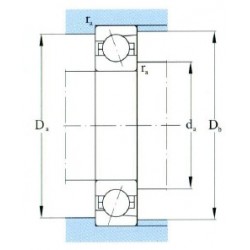 HRB 7019ACTA Angular contact ball bearings