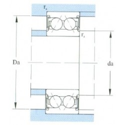 HRB 3309ATN Angular contact ball bearings