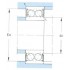 HRB 3213ATN Angular contact ball bearings