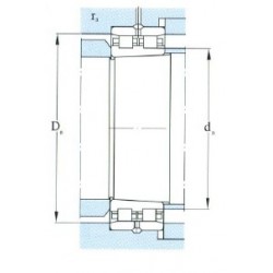 HRB NN3008K Cylindrical roller bearing
