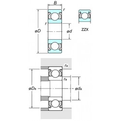 KOYO 698 ZZ Deep groove ball bearings