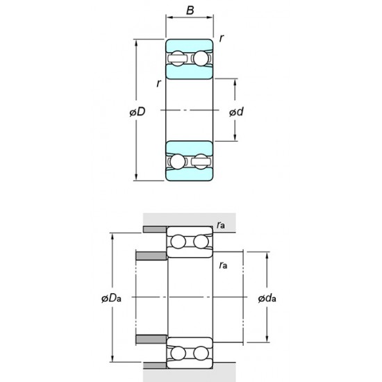 KOYO 4205 Deep groove ball bearings