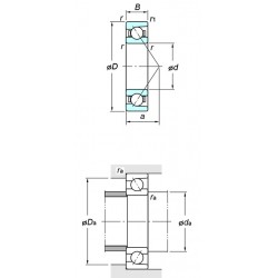 KOYO 7322 FY Angular contact ball bearings