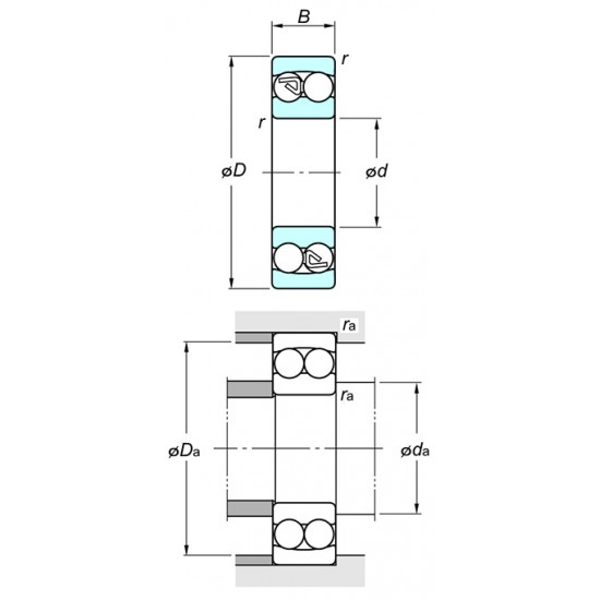 KOYO 1202 Self-aligning ball bearing