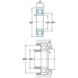 KOYO NU407 Cylindrical roller bearing