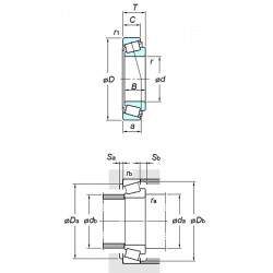 KOYO TR0608A Tapered roller bearing