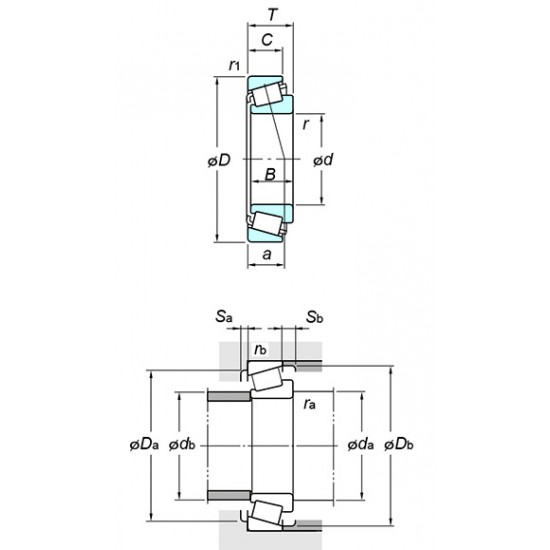 KOYO 30224JR Tapered roller bearing