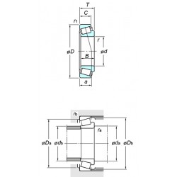 KOYO 02474/20 Tapered roller bearing