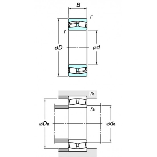 KOYO 22212RZW33 Spherical roller bearing