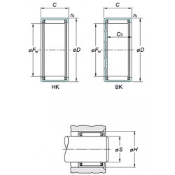 KOYO HK1312 Needle roller bearing