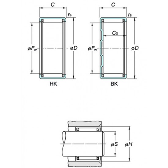 KOYO HK1312 Needle roller bearing