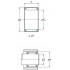 KOYO JH-88 Needle roller bearing