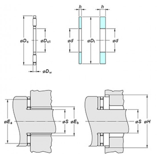 KOYO NTA-1625 Needle roller bearing