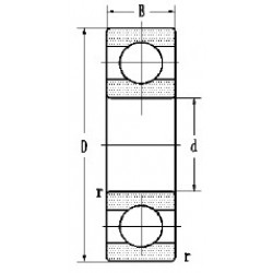 LYC 16013E Deep groove ball bearings