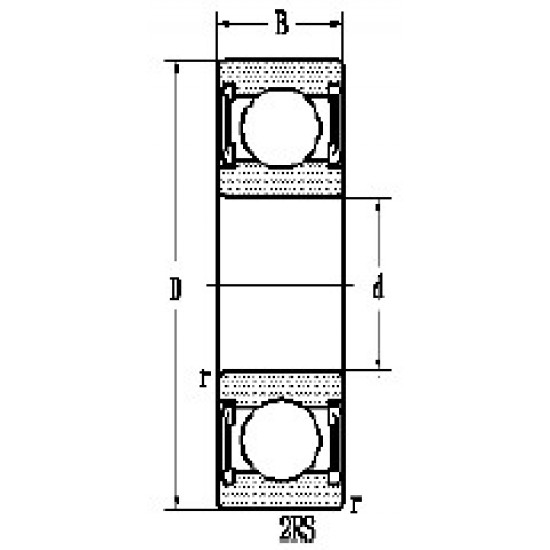 LYC 6008E-2Z Deep groove ball bearings