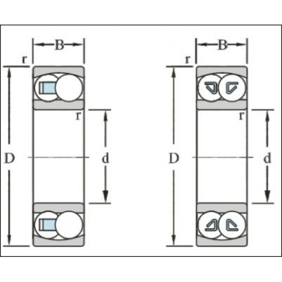 LYC 1205 Self-aligning ball bearing LYC 1205 Self-aligning ball bearing