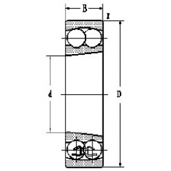 LYC 1204K Self-aligning ball bearing