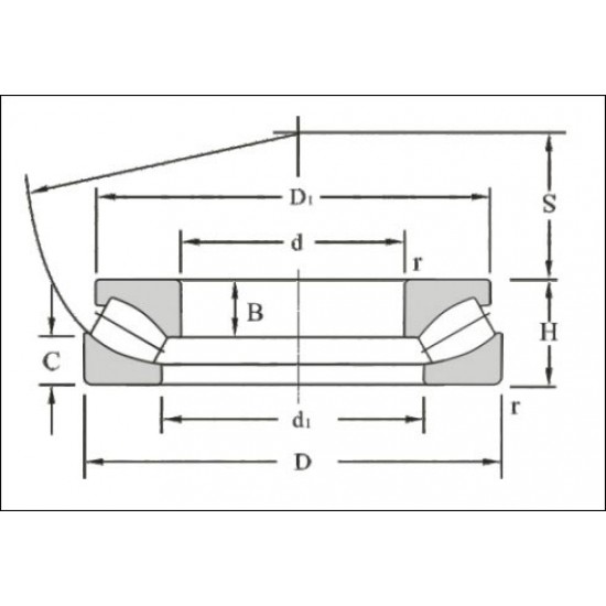 LYC 29330 推力滚子轴承