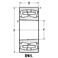 LYC 22208C/W33 Spherical roller bearings