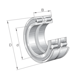NTN SL04-5016NR(10X1) Cylindrical roller bearing