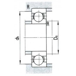ZWZ 16028M Deep groove ball bearings
