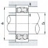 ZWZ 1213 Self-aligning ball bearing