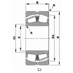 ZWZ 7228BM Angular contact ball bearings