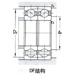 ZWZ 7322BM/DB Angular contact ball bearings