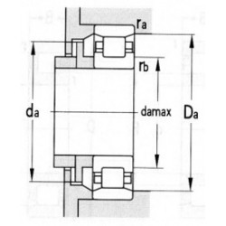 ZWZ NUP2306M Cylindrical roller bearing