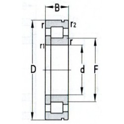 ZWZ NCF2948V Cylindrical roller bearing