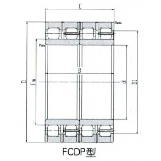 ZWZ FCD72102370 Cylindrical roller bearing