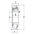 ZWZ KH913849/KH913810 Tapered roller bearing