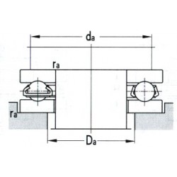 ZWZ 51332M Thrust ball bearing