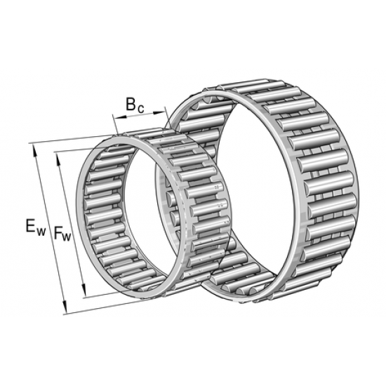 INA K20X26X17 Needle roller and cage assemblies