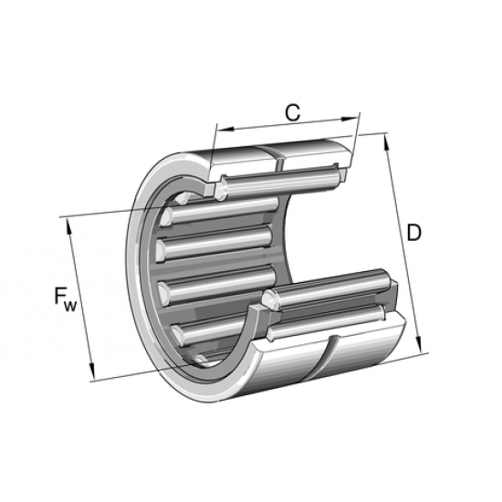 INA RNA4832-XL The centripetal roller bearing