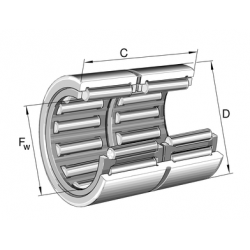 INA RNA6907-ZW-XL The centripetal roller bearing