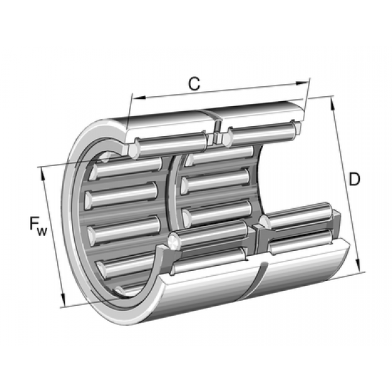 INA RNA6911-ZW-XL The centripetal roller bearing