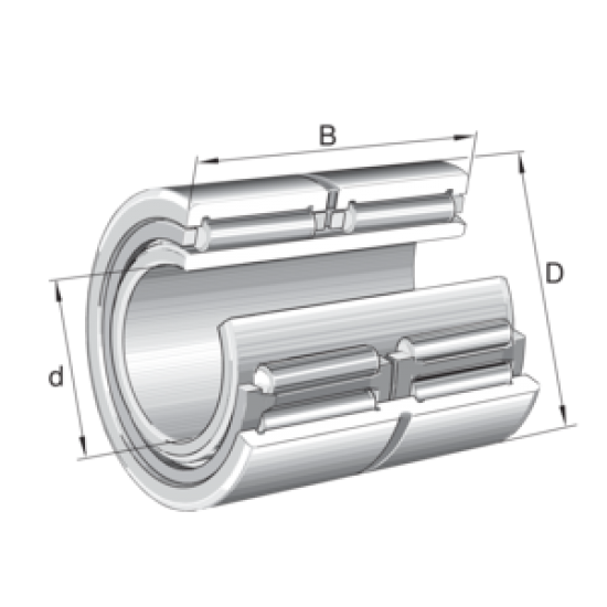 INA NA6909-ZW-XL Needle roller bearing