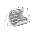 INA BK1015 Drawn cup needle roller bearing with a closed end