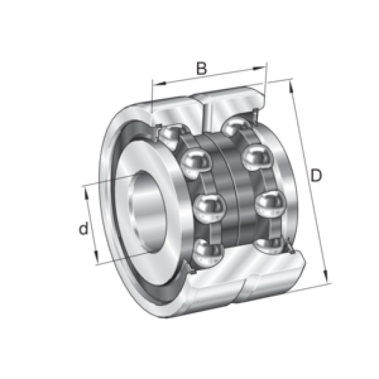 INA ZKLN2052-2RS-XL Angular contact thrust ball bearings