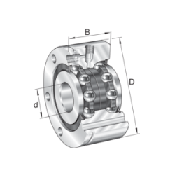 INA ZKLF1560-2RS-PE Angular contact thrust ball bearings