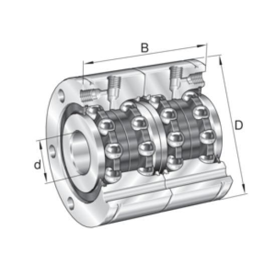 INA ZKLF3590-2RS-2AP-XL Angular contact thrust ball bearings