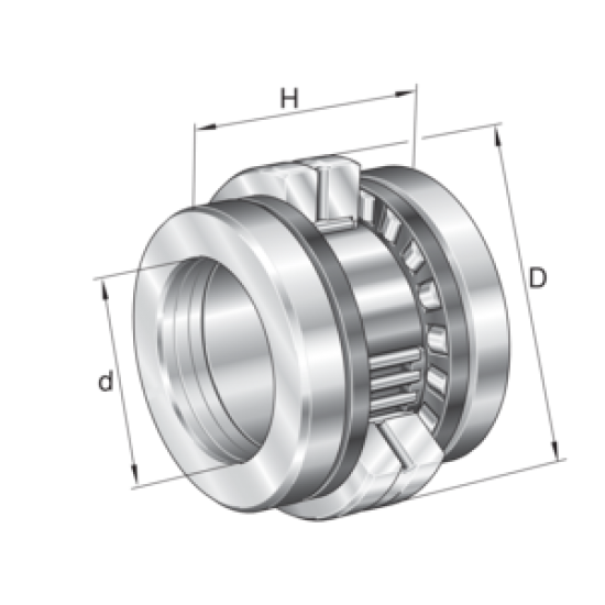 INA ZARN2062-TV-A Radial thrust bearing