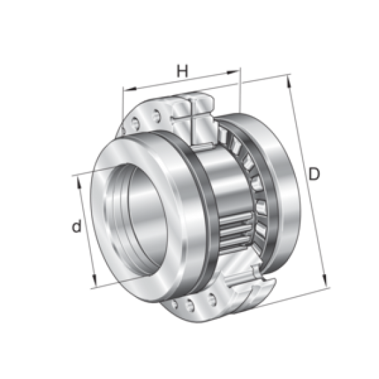 INA ZARF30105-TV-A Needle roller cylindrical roller  thrust bearings