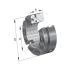 INA AM50 Precision lock nuts
