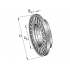 INA AXW45 Needle roller thrust bearing