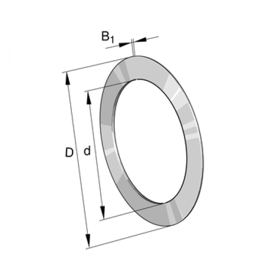 INA AS0414 Thrust bearing washer