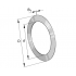 INA AS0414 Thrust bearing washer