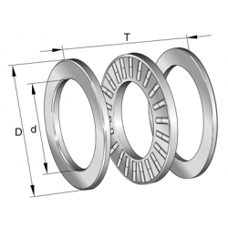 INA 89312-TV Cylindrical roller  thrust bearings